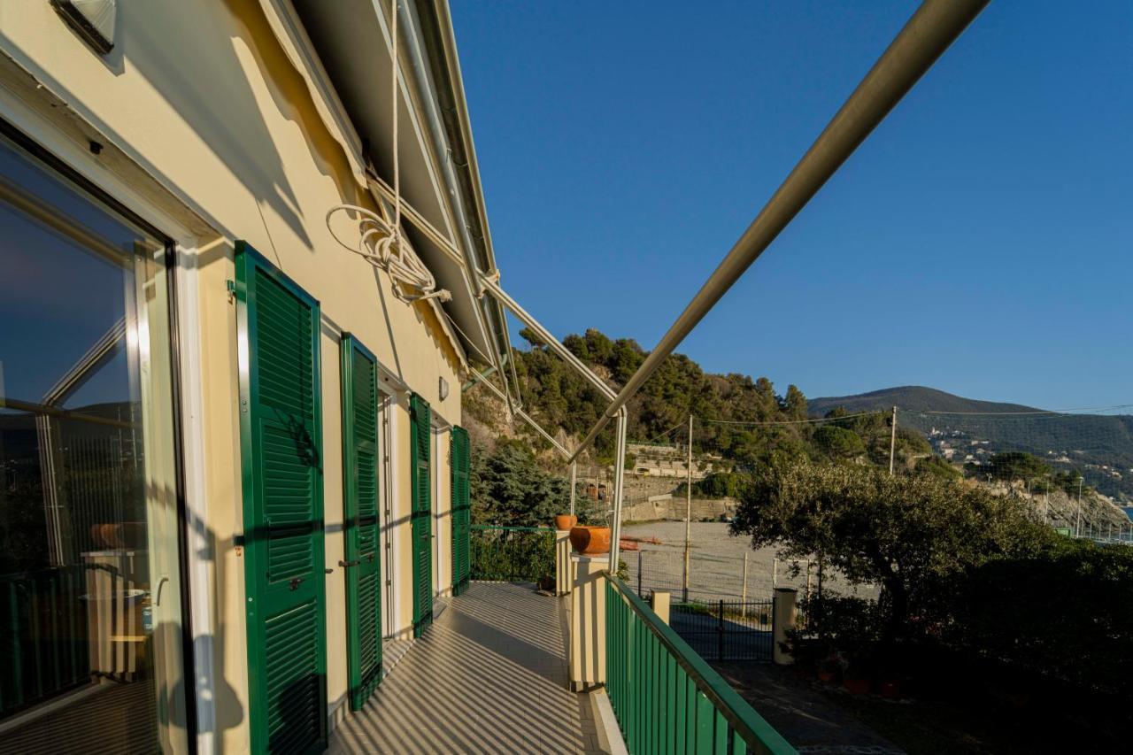111 - Casa La Secca Vista Mare, 100Metri Dalla Spiaggia E Mare Moneglia Extérieur photo